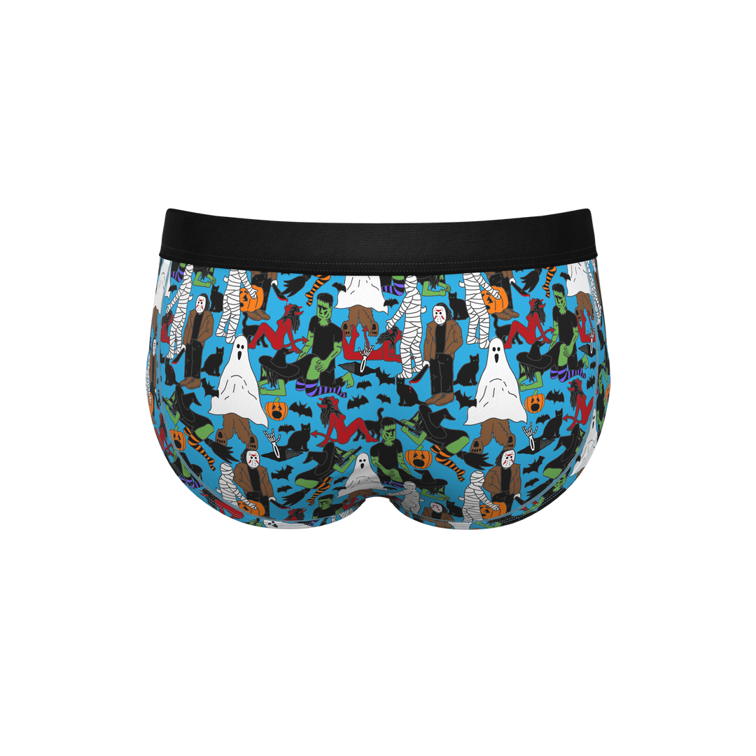 The Monster Smash Halloween Briefs with Ball Hammock® Pouch