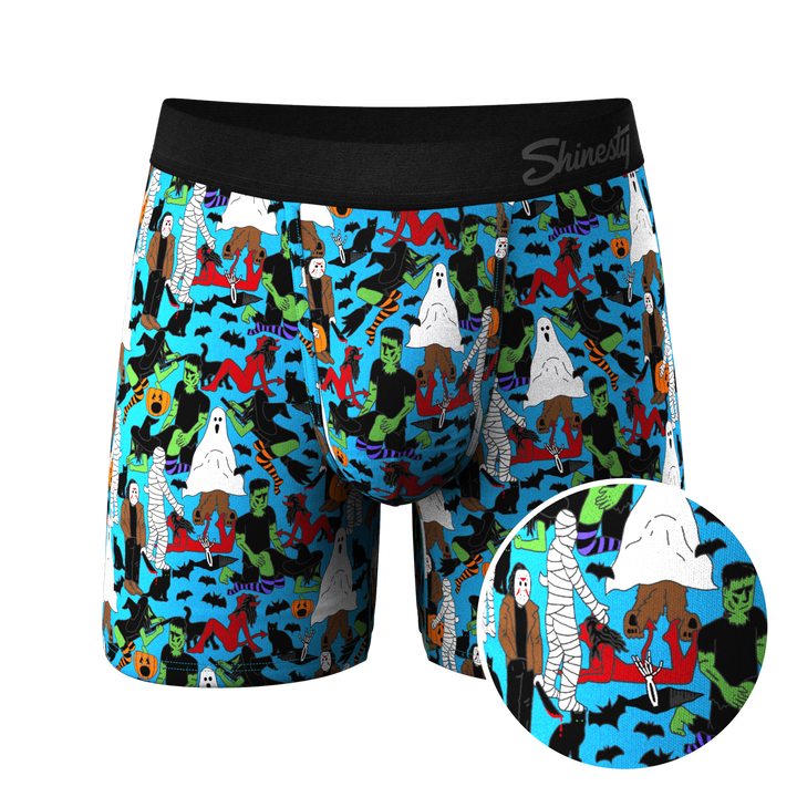 Shinesty "The Monster Smash" Halloween Ball Hammock® Pouch Underwear