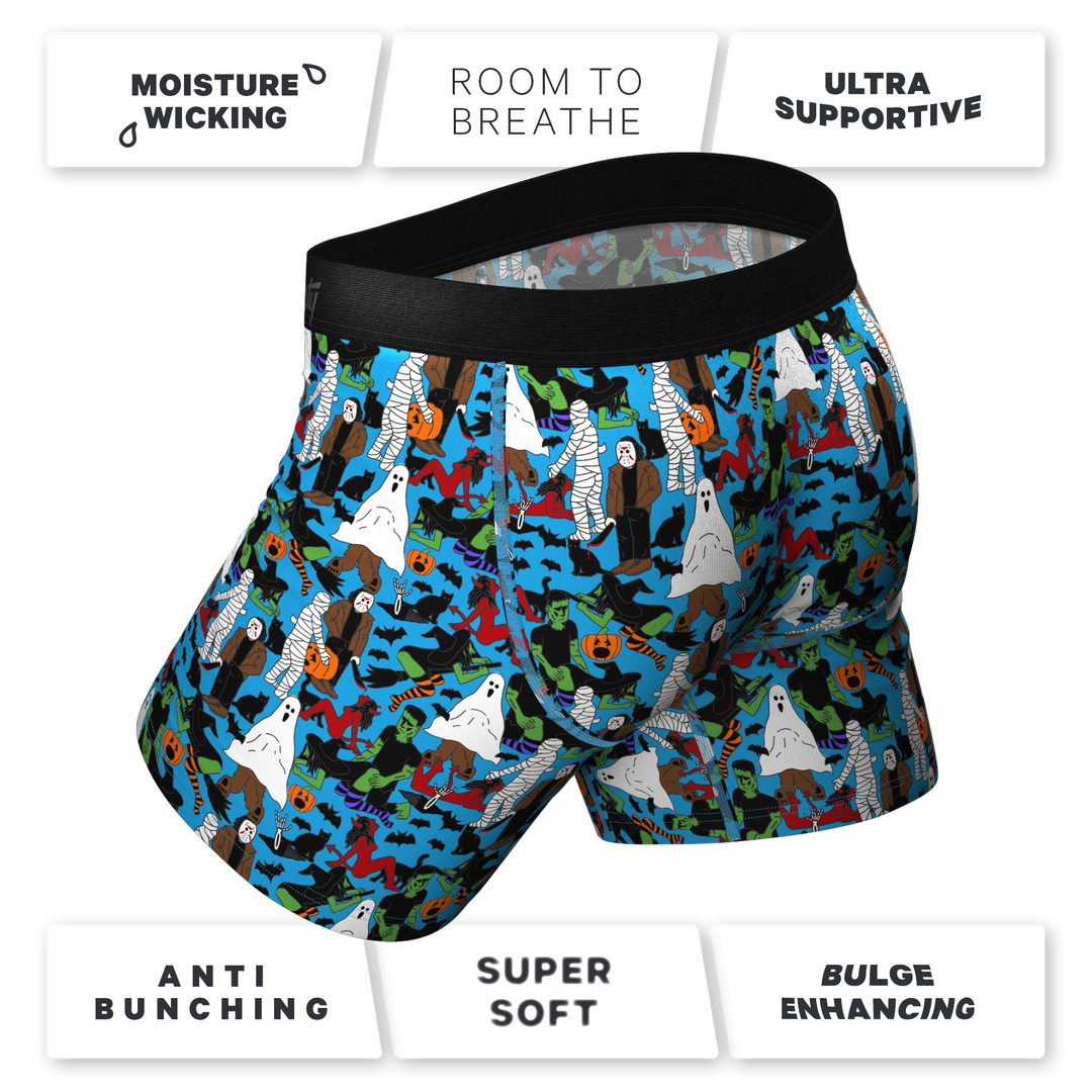 Shinesty "The Monster Smash" Halloween Ball Hammock® Pouch Underwear