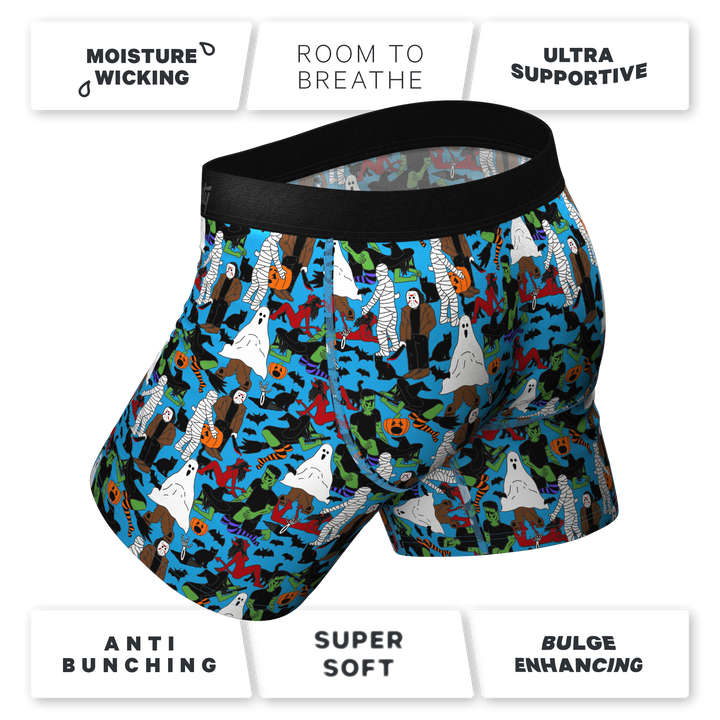 Shinesty "The Monster Smash" Halloween Ball Hammock® Pouch Underwear