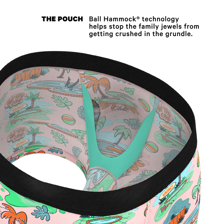 The Motel Hotel: Palm Springs Tropical Ball Hammock® Pouch Trunks Underwear