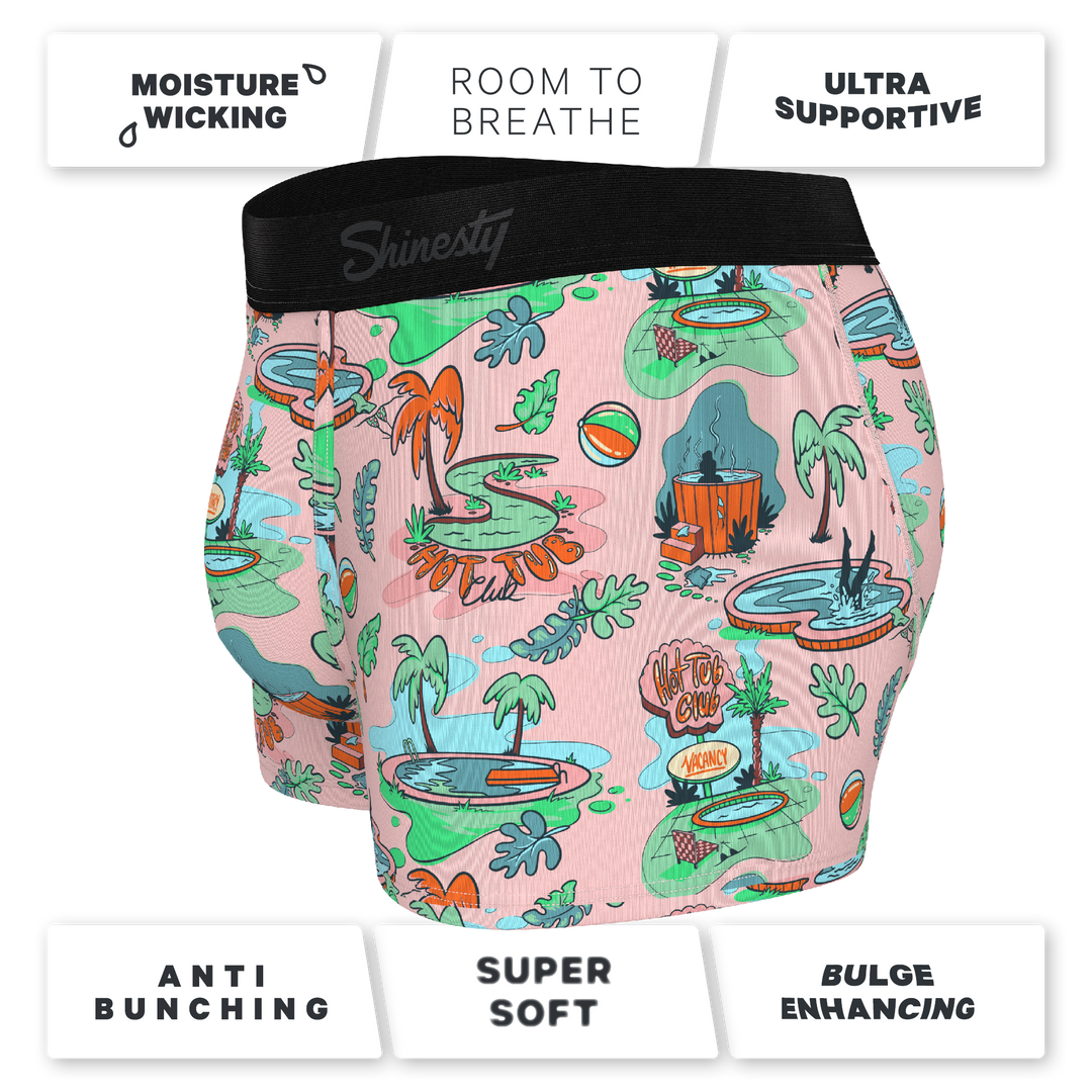 The Motel Hotel: Palm Springs Tropical Ball Hammock® Pouch Trunks Underwear