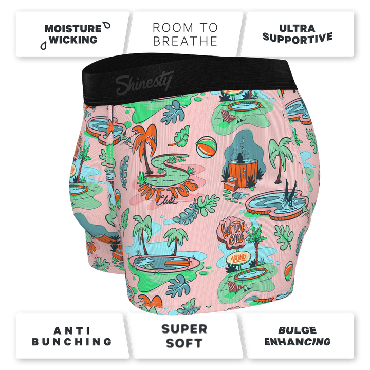 The Motel Hotel: Palm Springs Tropical Ball Hammock® Pouch Trunks Underwear
