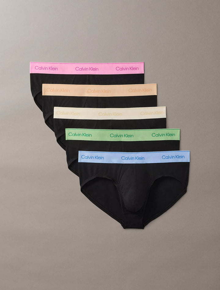 Calvin Klein Men's Icon Cotton Stretch Pride 5-Pack Briefs | Moisture-Wicking Cotton