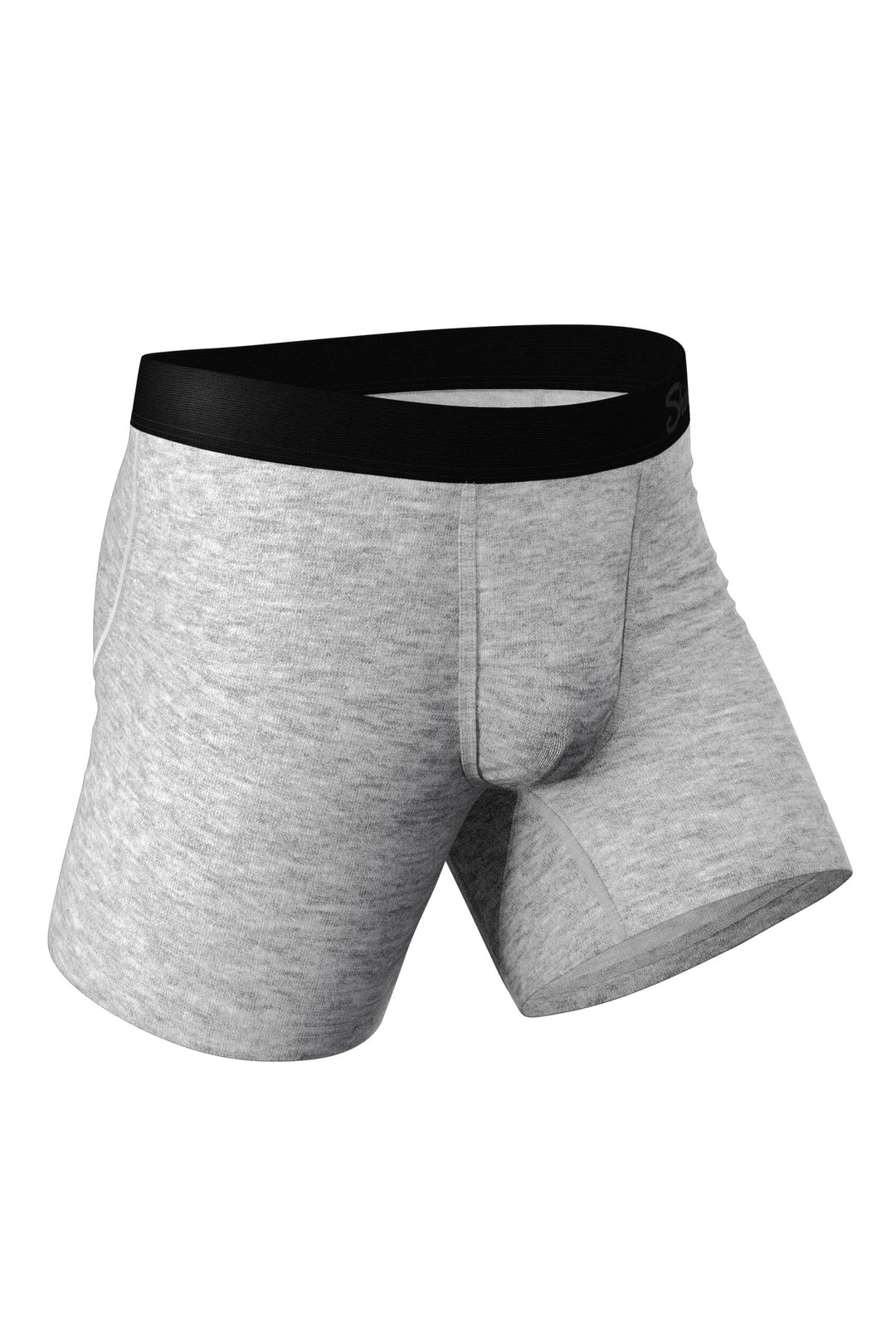 Intramural Champ: Heathered Grey Ball Hammock® Pouch Boxer Briefs
