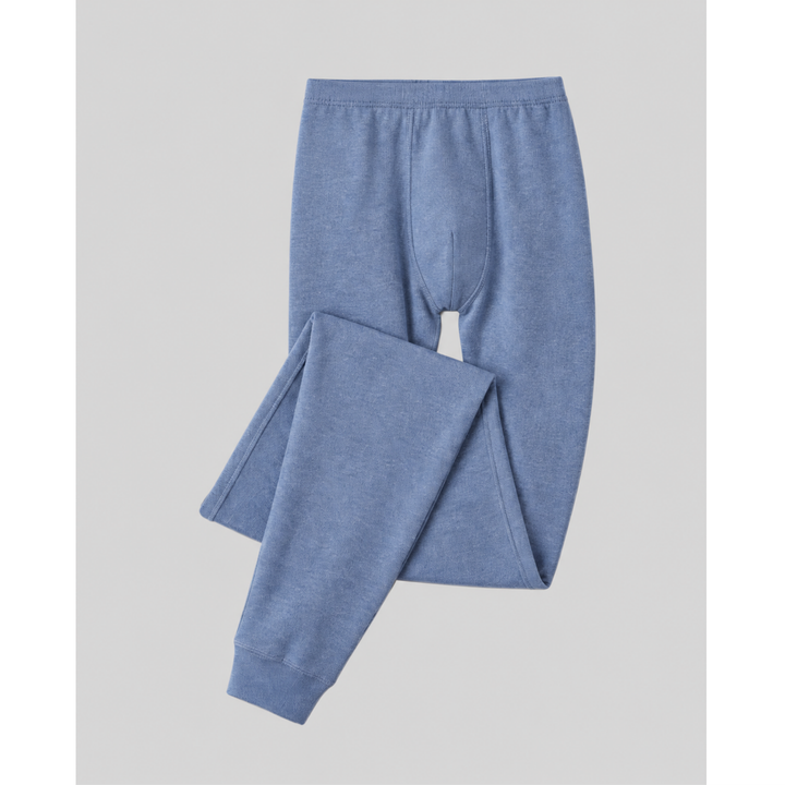 SilkCut Men's Turkish Cotton Thermal Long Johns – men's double-faced knit thermal base layer bottoms
