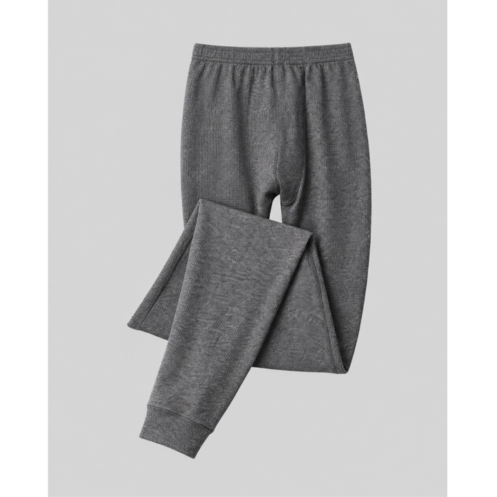 SilkCut Men's Turkish Cotton Thermal Long Johns – men's double-faced knit thermal base layer bottoms