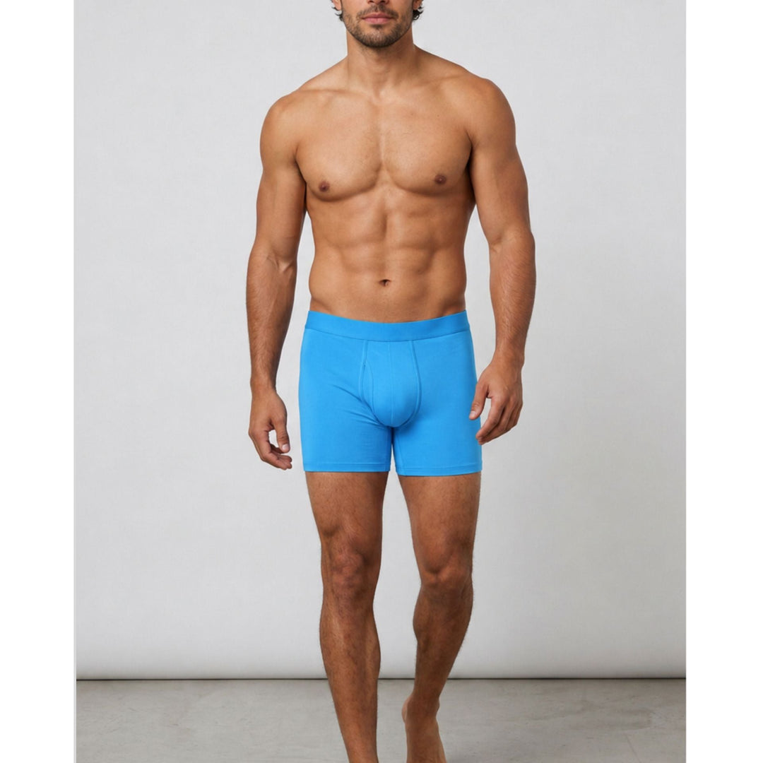 SilkCut Bamboo Boxer Briefs 5-Pack – men's 100% bamboo boxer briefs functional fly 5 pack