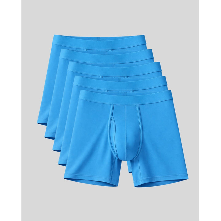 SilkCut Men's Bamboo Boxer Briefs – Antimicrobial Cooling Performance Underwear