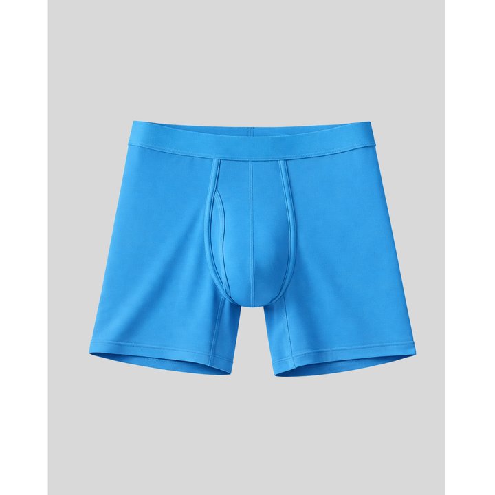 SilkCut Men's Bamboo Boxer Briefs – Antimicrobial Cooling Performance Underwear