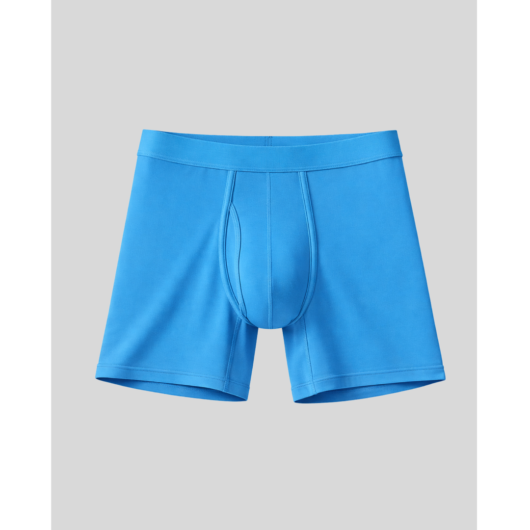 SilkCut Men's Bamboo Boxer Briefs – Antimicrobial Cooling Performance Underwear