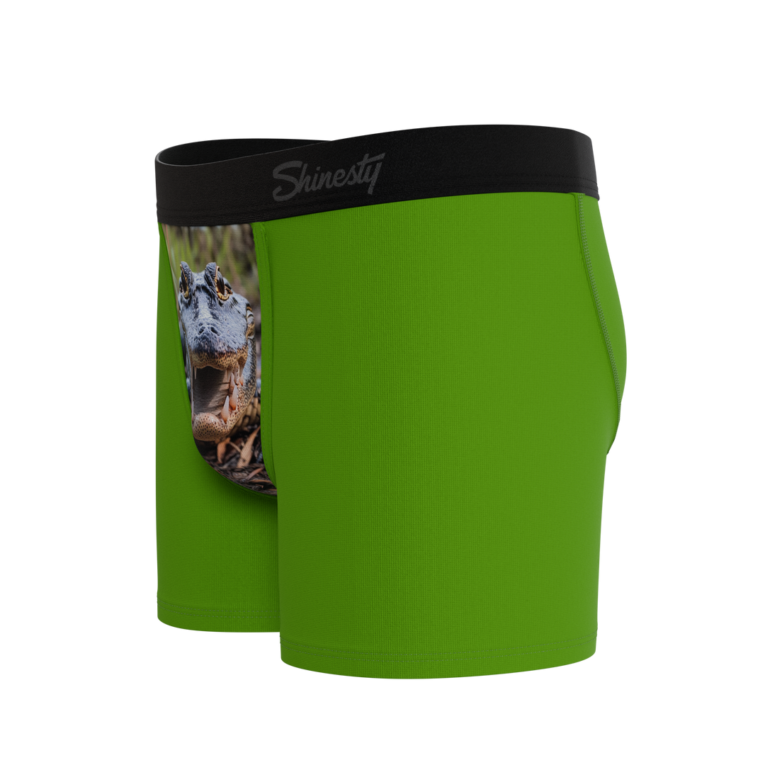 Shinesty Nano Gator Alligator Boy's Boxer Briefs | Kids' Novelty