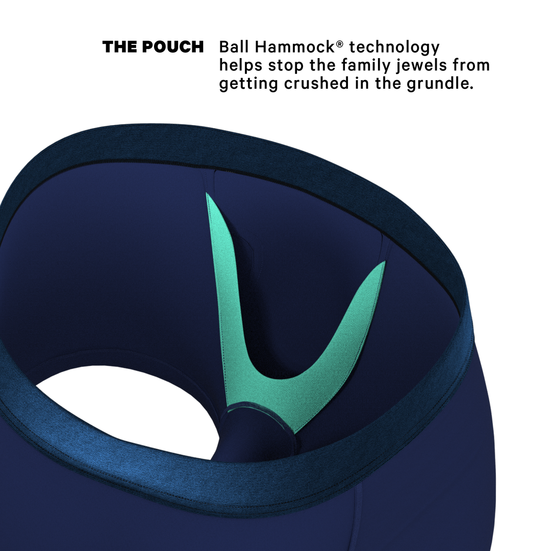 The Navy Jones Trunks | Tonal Navy Ball Hammock® Pouch Underwear