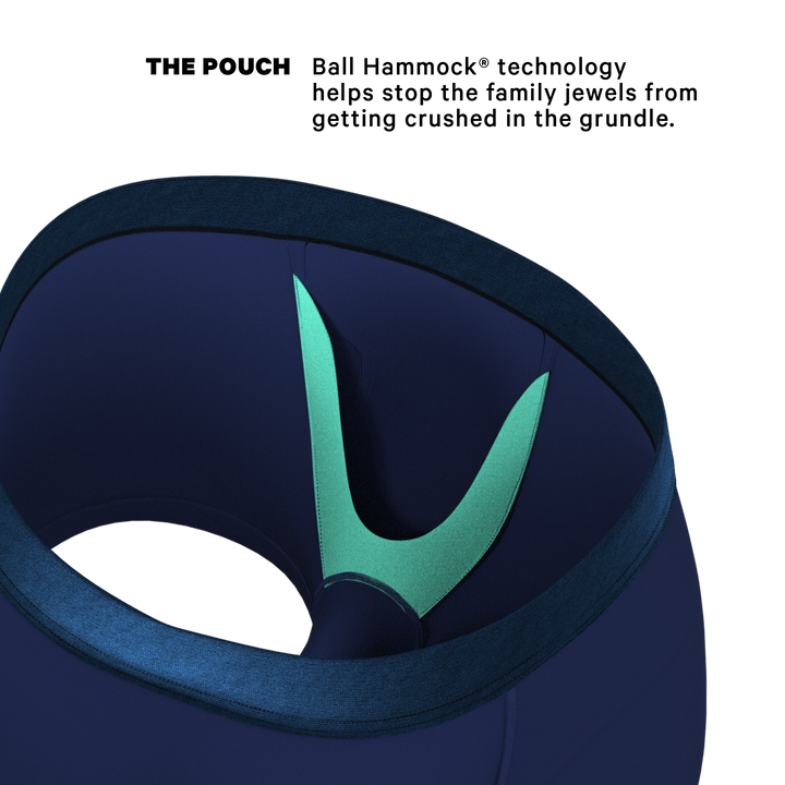 The Navy Jones Trunks | Tonal Navy Ball Hammock® Pouch Underwear