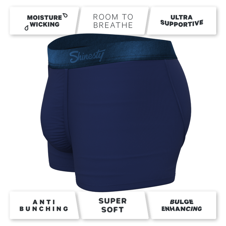 The Navy Jones Trunks | Tonal Navy Ball Hammock® Pouch Underwear