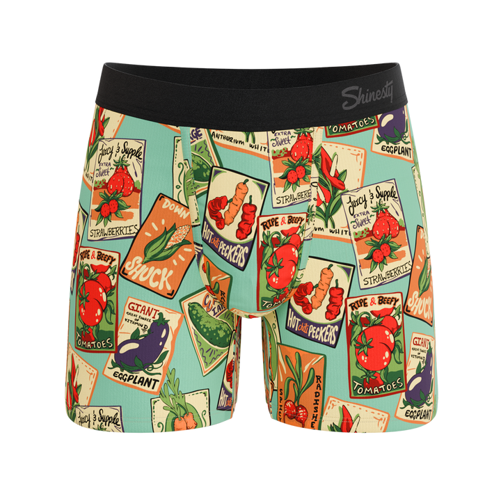 The Need For Seed | Vintage Seed Packet Ball Hammock® Pouch Boxer Briefs