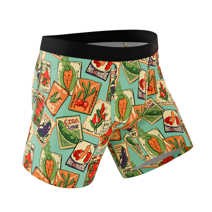 The Need For Seed | Vintage Seed Packet Ball Hammock® Pouch Boxer Briefs