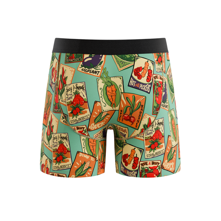 The Need For Seed | Vintage Seed Packet Ball Hammock® Pouch Boxer Briefs