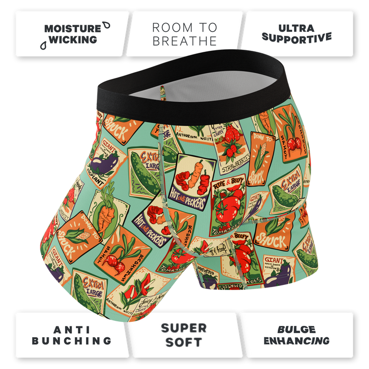 Shinesty Need For Seed | Seed Packet Ball Hammock® Pouch Underwear With Fly