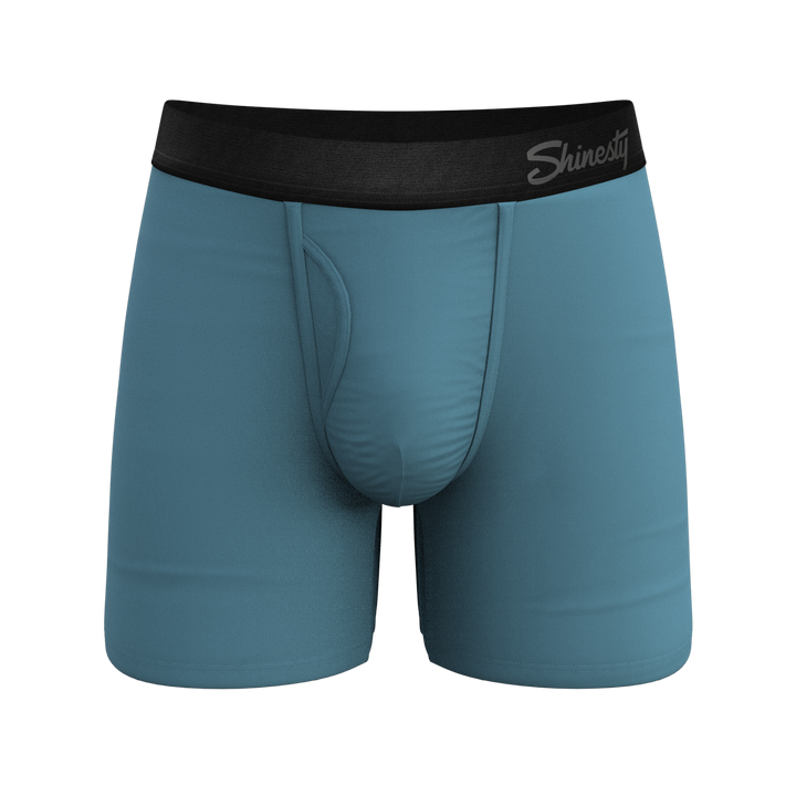The Neptune Slate Blue Ball Hammock® Pouch Underwear with Functional Fly