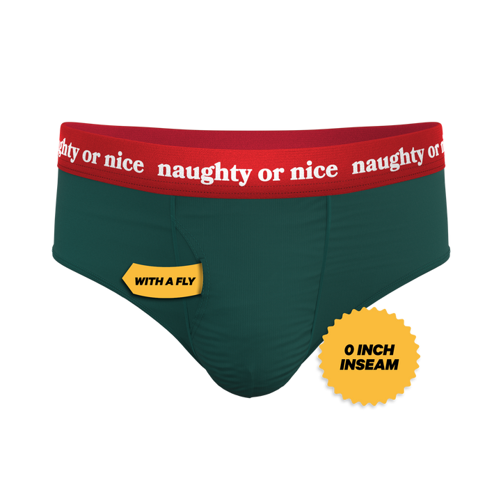 The Nice List Flirty Waistband Ball Hammock® Briefs - Shinesty Holiday Underwear