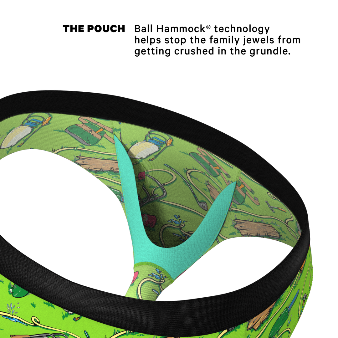Shinesty "The Nice Piece Of Grass" Gardening Hose Ball Hammock® Pouch Underwear Briefs