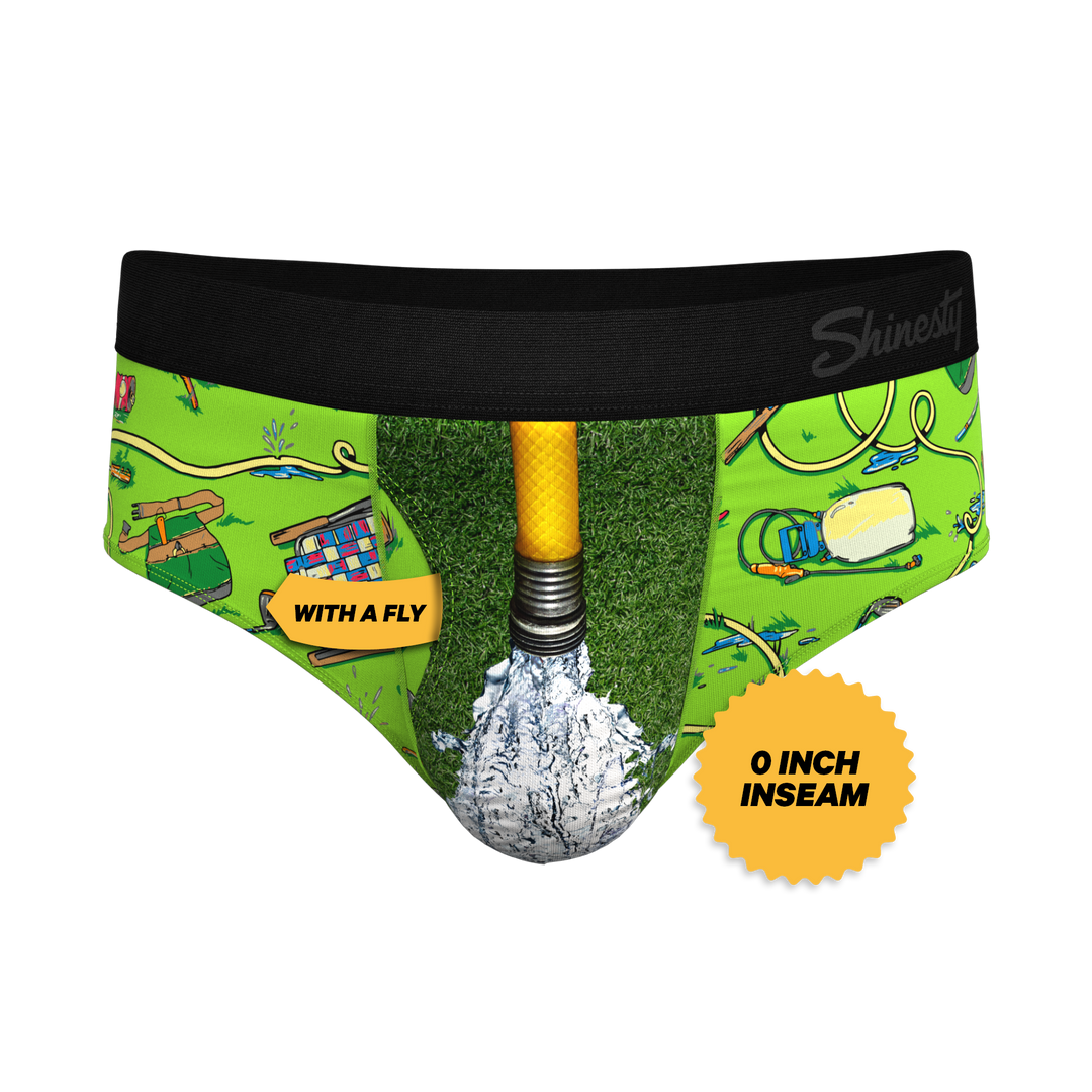 Shinesty "The Nice Piece Of Grass" Gardening Hose Ball Hammock® Pouch Underwear Briefs