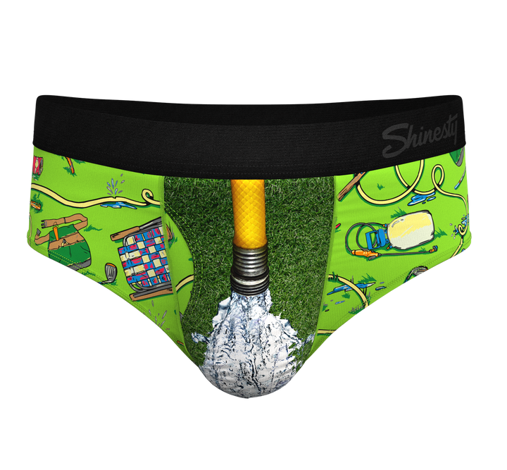 Shinesty "The Nice Piece Of Grass" Gardening Hose Ball Hammock® Pouch Underwear Briefs