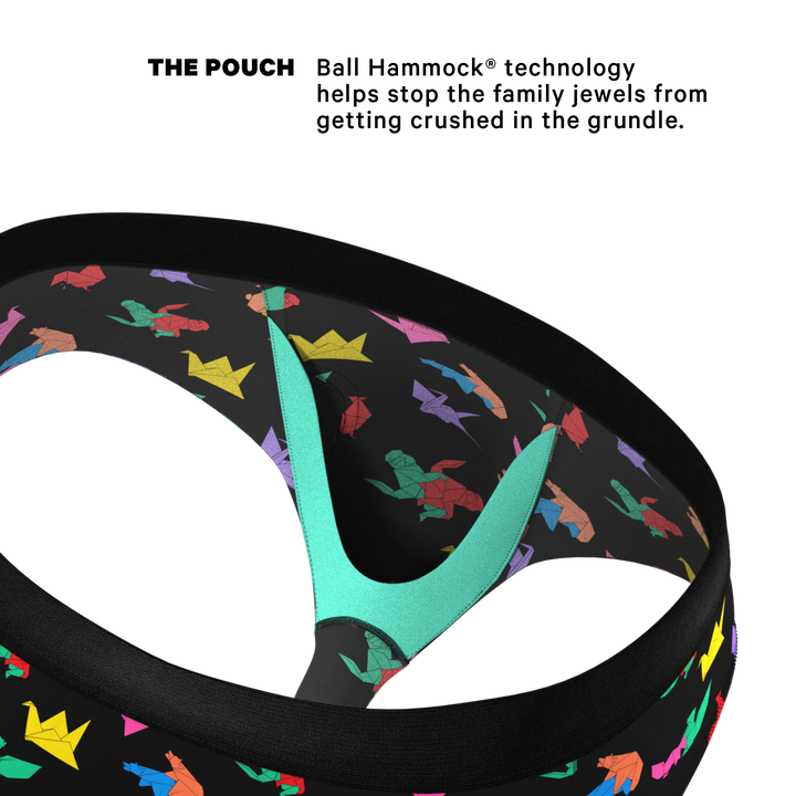 Shinesty "The Fold Fashioned" Origami Ball Hammock® Pouch Underwear Briefs