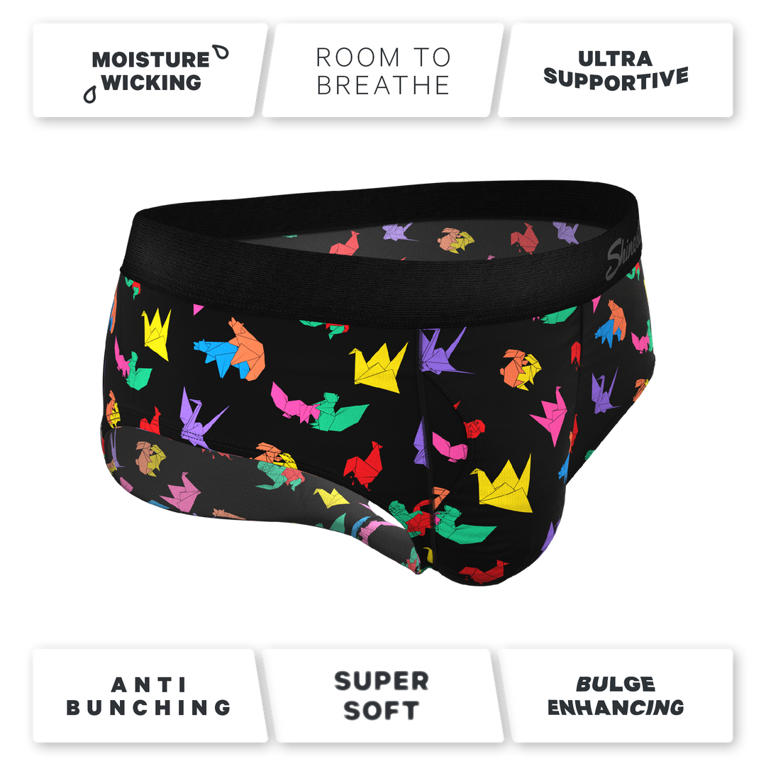 Shinesty "The Fold Fashioned" Origami Ball Hammock® Pouch Underwear Briefs
