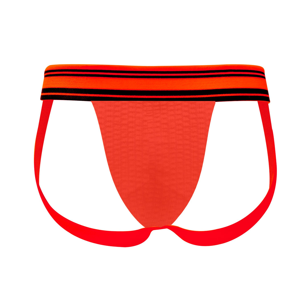 HisJock Core Jock in Jack Mehoff Orange 2 inch – men's orange classic athletic jockstrap