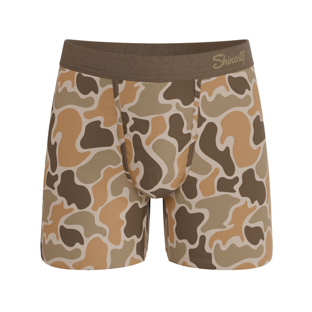 Shinesty The Out of Sight light duck camo Ball Hammock pouch underwear – men's duck camo boxer briefs