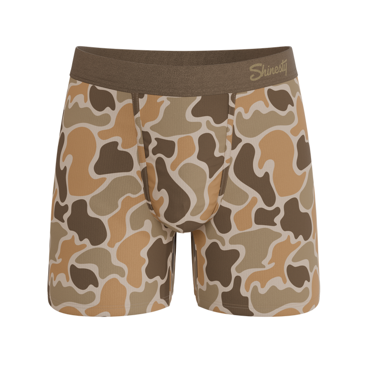 Shinesty The Out of Sight light duck camo Ball Hammock pouch underwear – men's duck camo boxer briefs