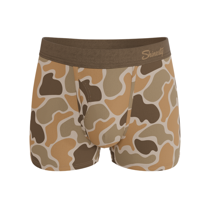 Shinesty The Out of Sight light duck camo Ball Hammock pouch trunks – men's duck camo trunk underwear