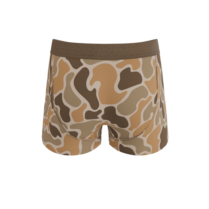 Shinesty The Out of Sight light duck camo Ball Hammock pouch trunks – men's duck camo trunk underwear