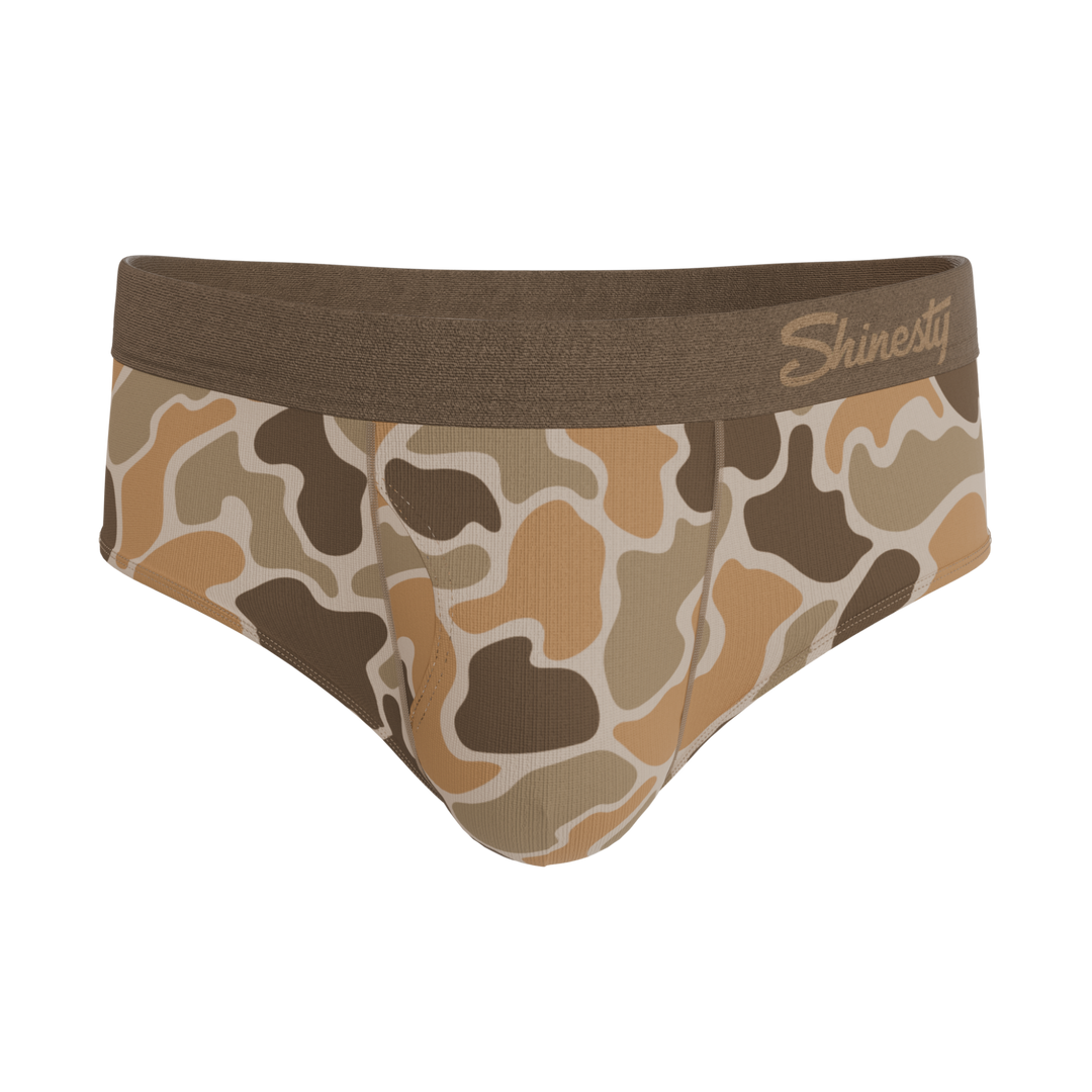 Shinesty The Out of Sight light duck camo Ball Hammock pouch underwear briefs – men's duck camo brief