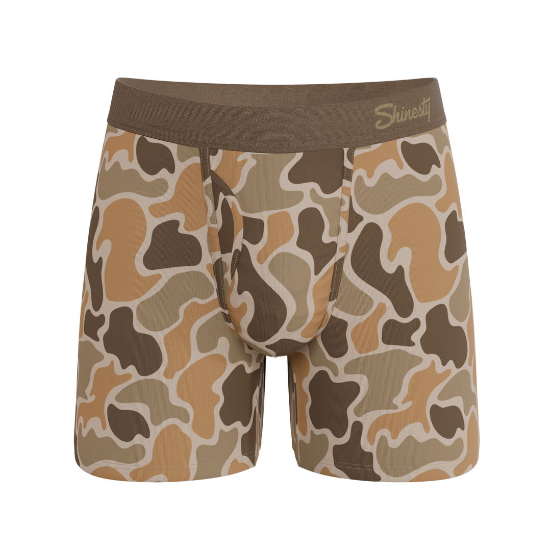 Shinesty The Out of Sight light duck camo Ball Hammock Magnum Big Pouch – men's duck camo big pouch boxer