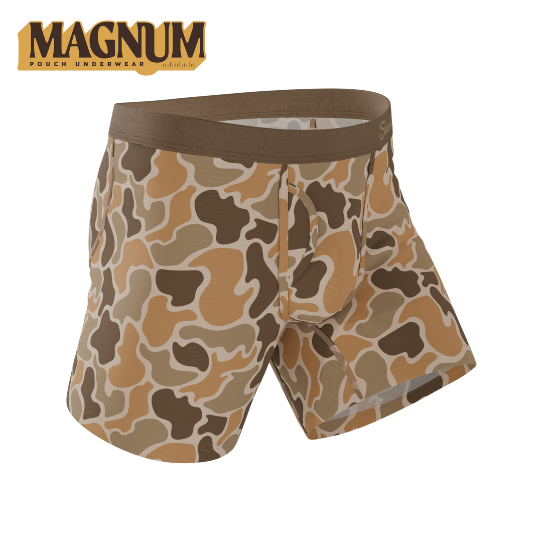 Shinesty The Out of Sight light duck camo Ball Hammock Magnum Big Pouch – men's duck camo big pouch boxer
