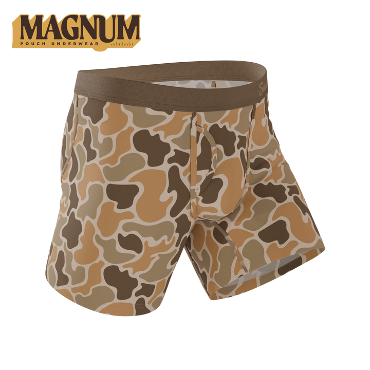 Shinesty The Out of Sight light duck camo Ball Hammock Magnum Big Pouch – men's duck camo big pouch boxer