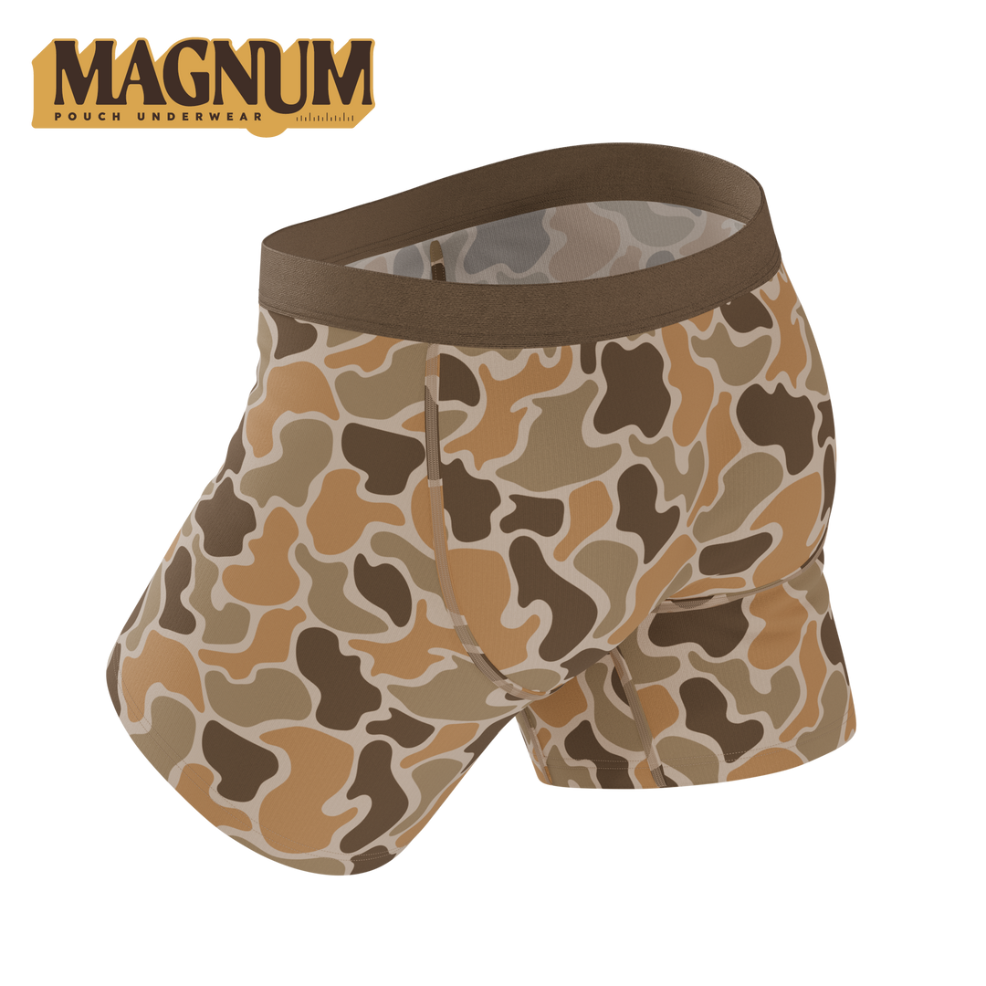 Shinesty The Out of Sight light duck camo Ball Hammock Magnum Big Pouch – men's duck camo big pouch boxer