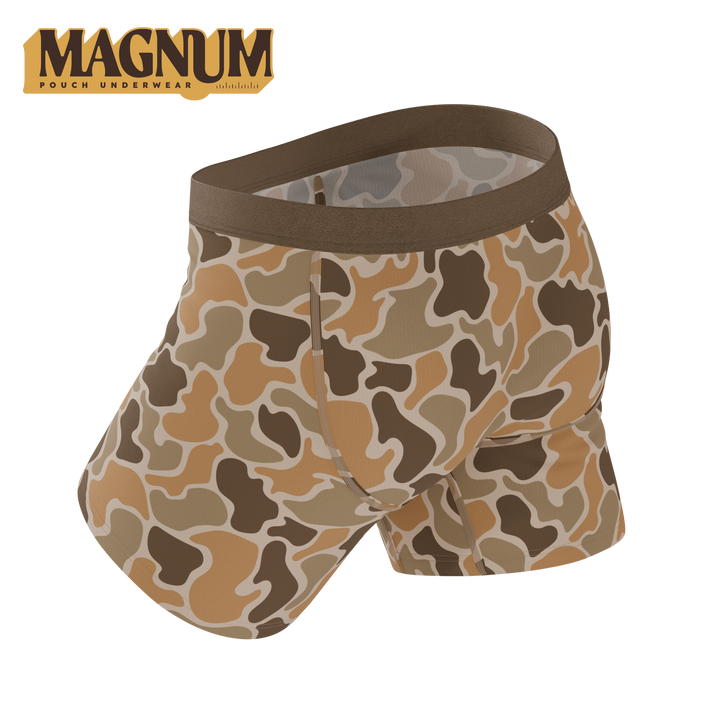 Shinesty The Out of Sight light duck camo Ball Hammock Magnum Big Pouch – men's duck camo big pouch boxer