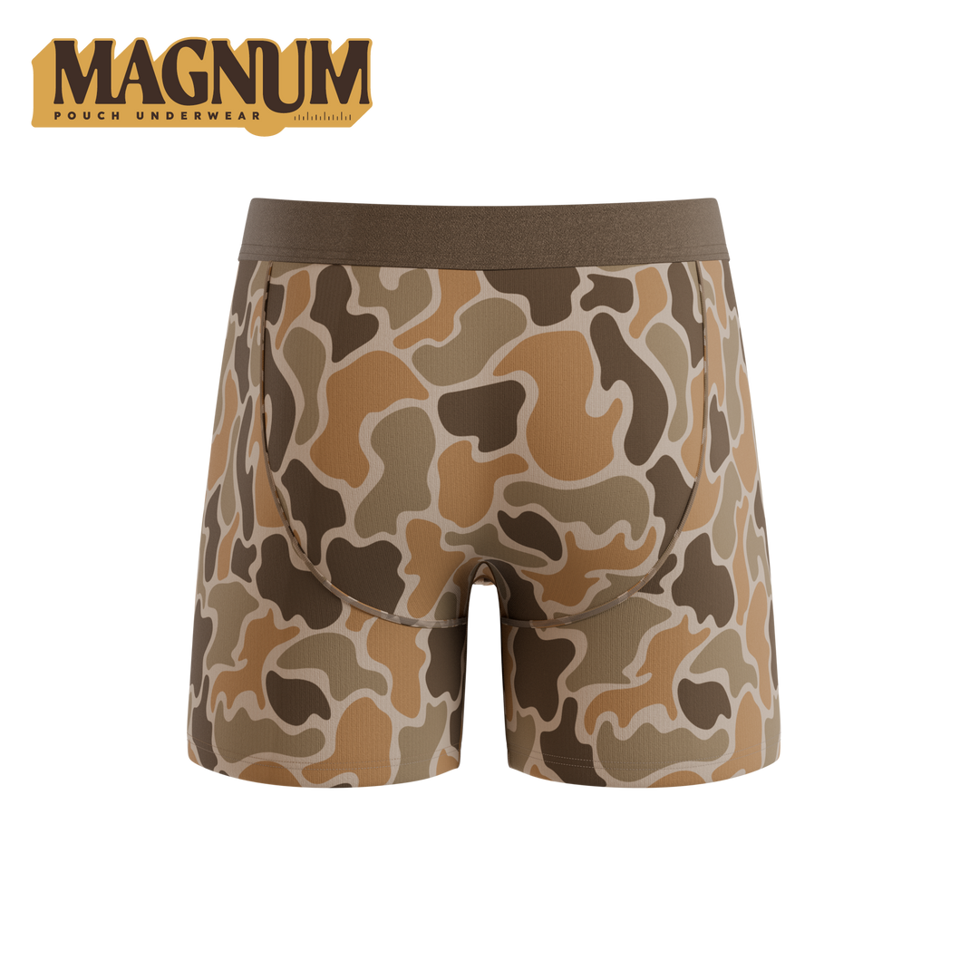 Shinesty The Out of Sight light duck camo Ball Hammock Magnum Big Pouch – men's duck camo big pouch boxer