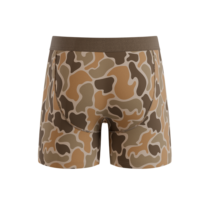 Shinesty The Out of Sight light duck camo Ball Hammock pouch underwear – men's duck camo boxer briefs
