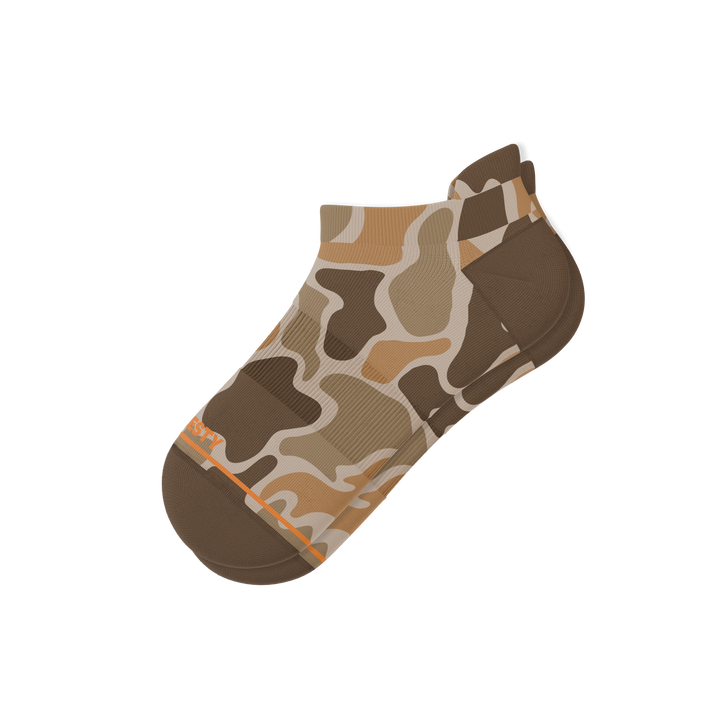 Shinesty The Out of Sight light duck camo Heel Hammock ankle socks – men's duck camo ankle socks
