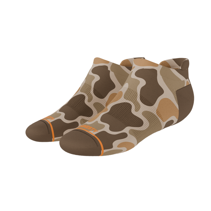 Shinesty The Out of Sight light duck camo Heel Hammock ankle socks – men's duck camo ankle socks