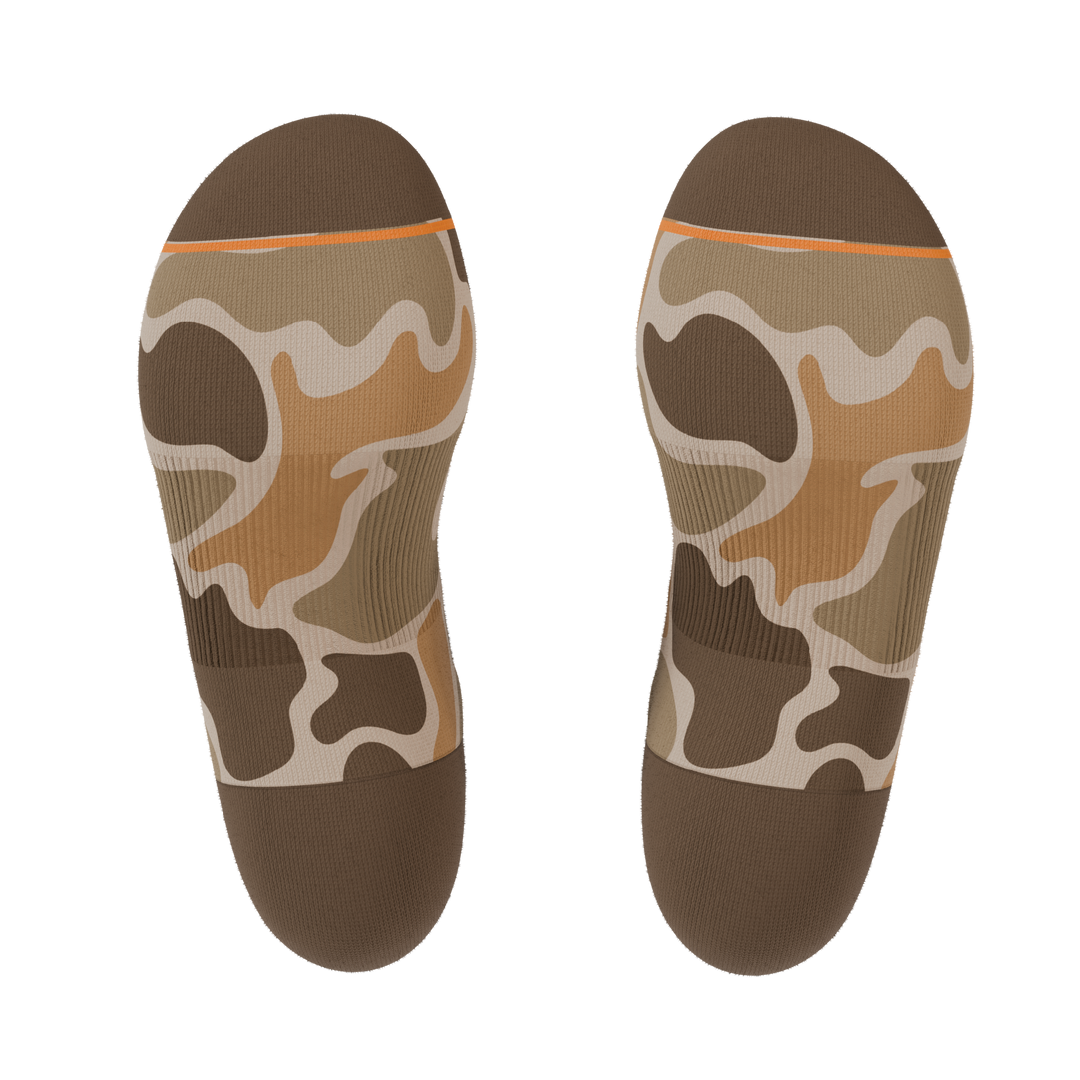 Shinesty The Out of Sight light duck camo Heel Hammock ankle socks – men's duck camo ankle socks
