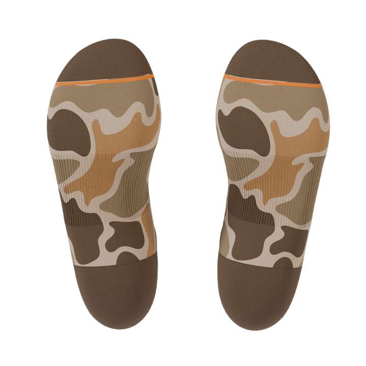 Shinesty The Out of Sight light duck camo Heel Hammock ankle socks – men's duck camo ankle socks