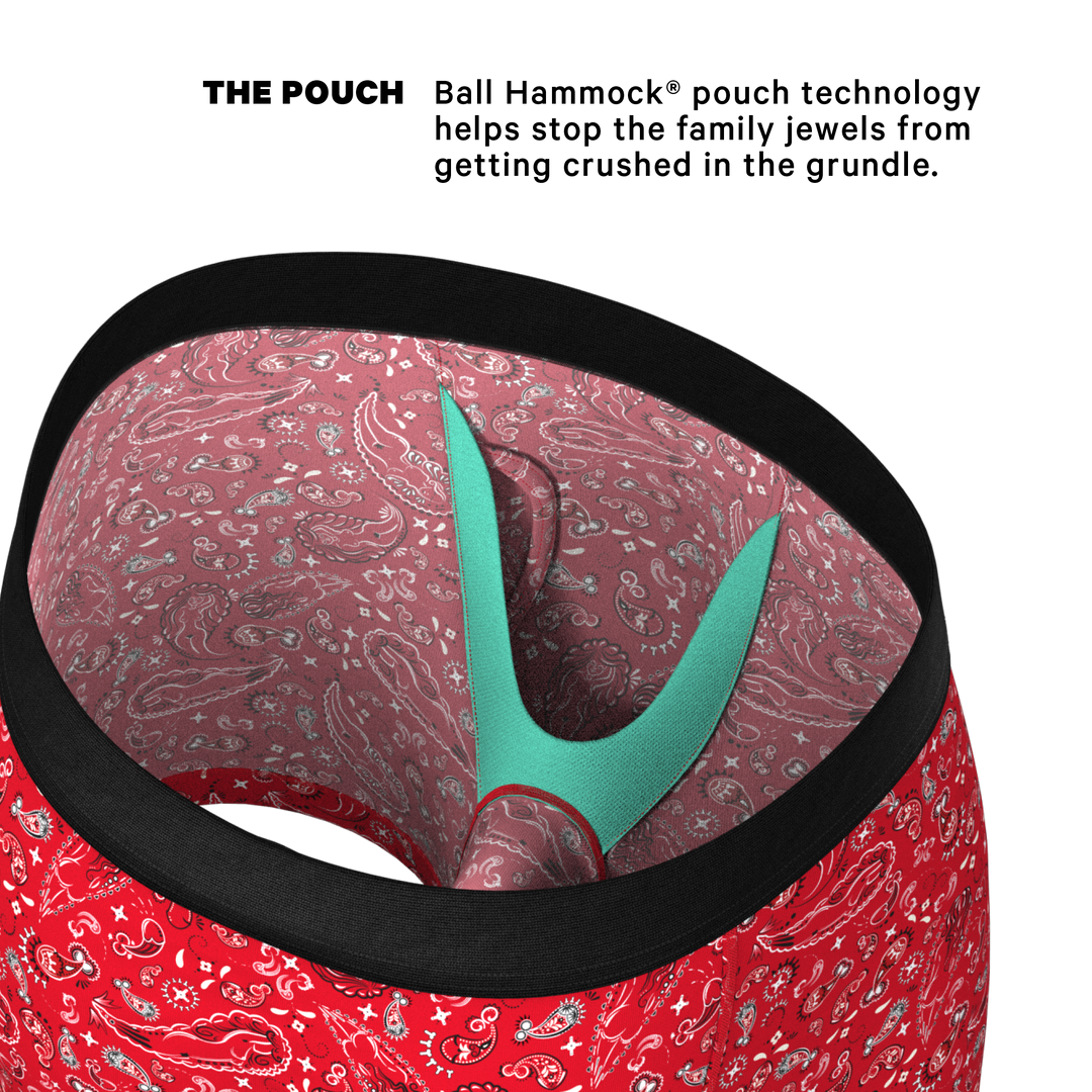 Shinesty "The Outlaw" Naughty Paisley Ball Hammock® Pouch Underwear w/ Fly