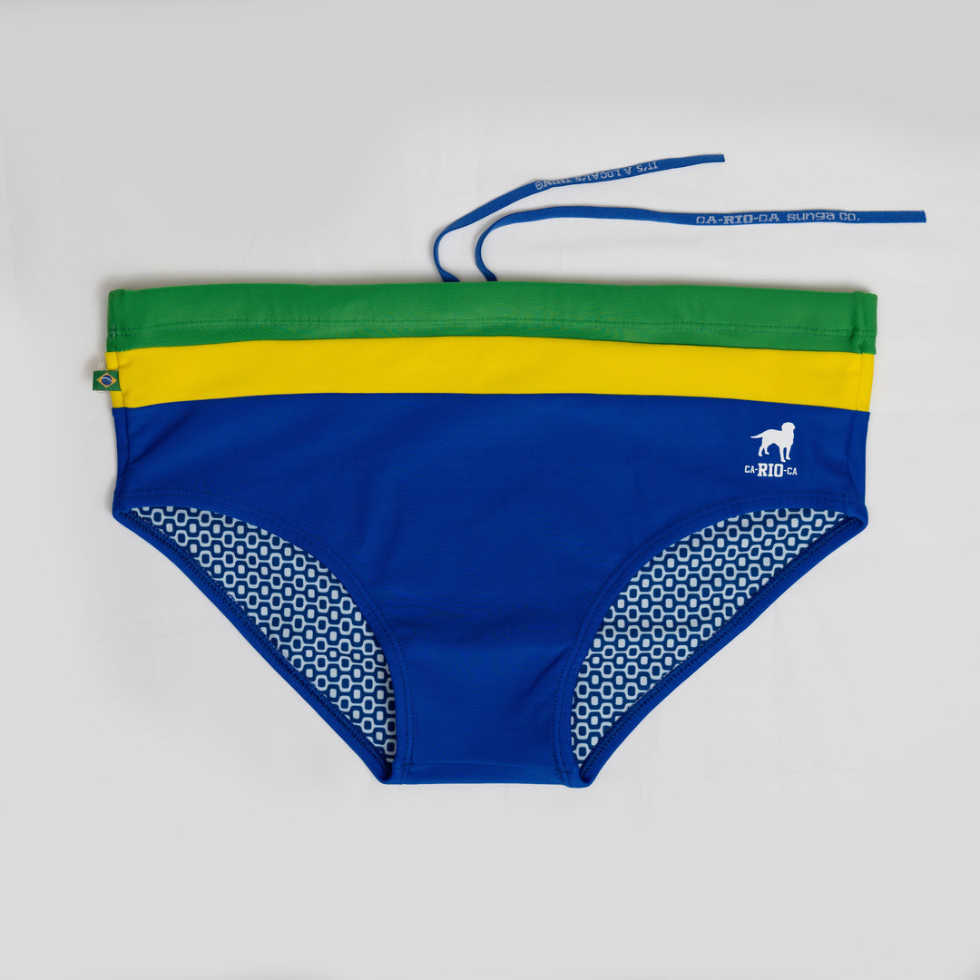 CA-RIO-CA Men's Brasília Trio Sunga in Classic & Traditional cut Designer Swim Shorts Swimwear in 