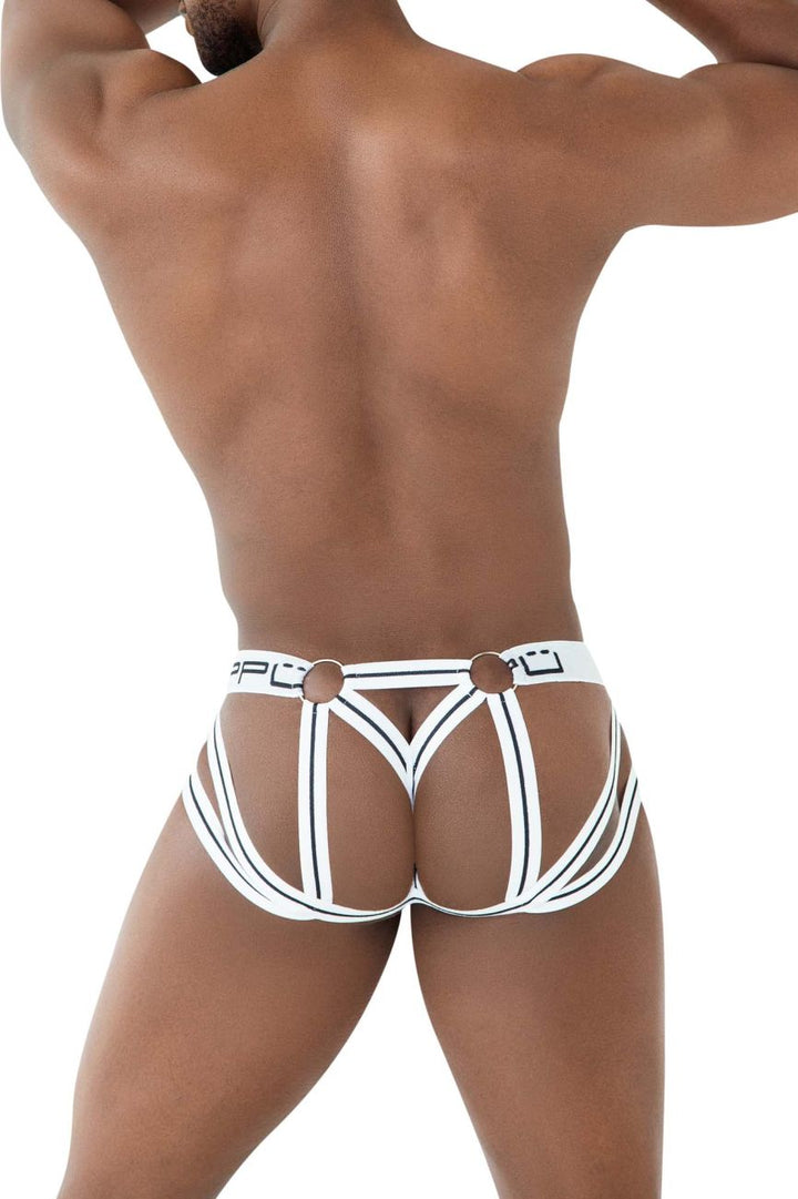 PPU Mesh Jockstrap in White – men's jockstraps
